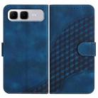 For Infinix Smart 10 Plus 4G Elephant Head Embossed Phone Leather Case with Lanyard(Royal Blue) - 1