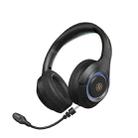 A8 Gaming Wireless Headset Stereo Over Ear Wired Microphone Headphone(Black) - 1