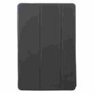 For Lenovo Xiaoxin Pad Pro 12.7 2025 Tri-fold Silicone Leather Tablet Case(Black) - 2