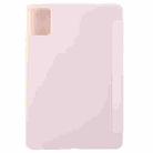 For Lenovo Xiaoxin Pad Pro 12.7 2025 Tri-fold Silicone Leather Tablet Case(Pink) - 3