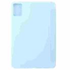 For Lenovo Xiaoxin Pad Pro 12.7 2025 Tri-fold Silicone Leather Tablet Case(Ice Blue) - 3