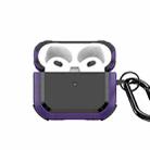 For AirPods 3 DUX DUCIS PECA Series Earbuds Box Protective Case(Purple) - 1