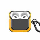 For AirPods 3 DUX DUCIS PECA Series Earbuds Box Protective Case(Yellow) - 1