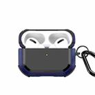 For AirPods Pro DUX DUCIS PECA Series Earbuds Box Protective Case(Blue) - 1