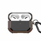 For AirPods Pro DUX DUCIS PECA Series Earbuds Box Protective Case(Khaki) - 1