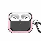 For AirPods Pro DUX DUCIS PECA Series Earbuds Box Protective Case(Pink) - 1