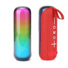 T&G TG-384 Mini Portable Bluetooth Speaker Support TF / U-disk / RGB Light(Red) - 1