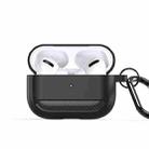 For AirPods Pro 2 DUX DUCIS PECB Series Earbuds Box Protective Case(Black) - 1