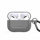 For AirPods Pro 2 DUX DUCIS PECB Series Earbuds Box Protective Case(Grey) - 1