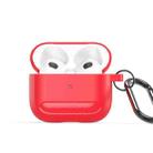 For AirPods 3 DUX DUCIS PECB Series Earbuds Box Protective Case(Red) - 1