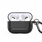 For AirPods Pro DUX DUCIS PECB Series Earbuds Box Protective Case(Black) - 1