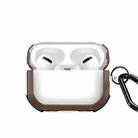 For AirPods Pro 2 DUX DUCIS PECD Series Earbuds Box Protective Case(Brown) - 1