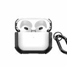 For AirPods 3 DUX DUCIS PECD Series Earbuds Box Protective Case(Black) - 1