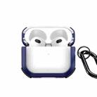 For AirPods 3 DUX DUCIS PECD Series Earbuds Box Protective Case(Dark Blue) - 1