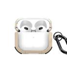 For AirPods 3 DUX DUCIS PECD Series Earbuds Box Protective Case(Gold) - 1