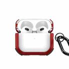 For AirPods 3 DUX DUCIS PECD Series Earbuds Box Protective Case(Red) - 1