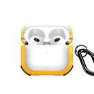 For AirPods 3 DUX DUCIS PECD Series Earbuds Box Protective Case(Yellow) - 1