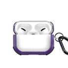 For AirPods Pro DUX DUCIS PECD Series Earbuds Box Protective Case(Purple) - 1