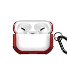 For AirPods Pro DUX DUCIS PECD Series Earbuds Box Protective Case(Red) - 1