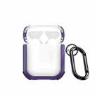 For AirPods 2 / 1 DUX DUCIS PECD Series Earbuds Box Protective Case(Purple) - 1