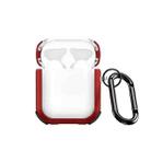 For AirPods 2 / 1 DUX DUCIS PECD Series Earbuds Box Protective Case(Red) - 1