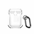 For AirPods 2 / 1 DUX DUCIS PECD Series Earbuds Box Protective Case(White) - 1