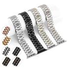 For Apple Watch Series 9 45mm Five-Beads Stainless Steel Watch Band(Silver) - 3