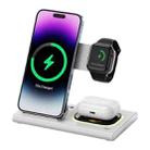 A80 3 in 1 15W Folding Wireless Charger(White) - 1