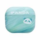 For AirPods Pro Panda PC Matte Earphone Protective Case - 1