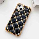 For iPhone 11 Pro Max Electroplated Varnish Diamond TPU Phone Case(Black) - 4
