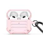 For AirPods 3 DUX DUCIS PECE Series Earbuds Box Protective Case(Pink) - 1
