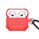 For AirPods 3 DUX DUCIS PECE Series Earbuds Box Protective Case(Red) - 1