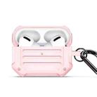 For AirPods Pro DUX DUCIS PECE Series Earbuds Box Protective Case(Pink) - 1