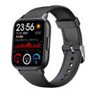 QS16 Pro 1.83 inch BT5.0 Smart Sport Watch, Support Bluetooth Call / Sleep / Blood Oxygen / Temperature / Heart Rate / Blood Pressure Health Monitor(Black) - 1