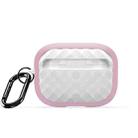 For AirPods Pro 2 DUX DUCIS PECC Series Earbuds Box Protective Case(Pink White) - 1