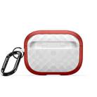 For AirPods Pro 2 DUX DUCIS PECC Series Earbuds Box Protective Case(Red White) - 1