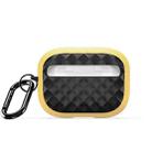 For AirPods Pro 2 DUX DUCIS PECC Series Earbuds Box Protective Case(Yellow Black) - 1