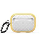 For AirPods Pro 2 DUX DUCIS PECC Series Earbuds Box Protective Case(Yellow White) - 1
