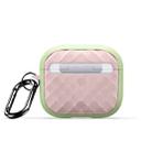 For AirPods 3 DUX DUCIS PECC Series Earbuds Box Protective Case(Green Pink) - 1