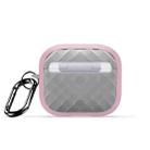 For AirPods 3 DUX DUCIS PECC Series Earbuds Box Protective Case(Pink Grey) - 1