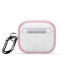 For AirPods 3 DUX DUCIS PECC Series Earbuds Box Protective Case(Pink White) - 1