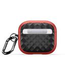 For AirPods 3 DUX DUCIS PECC Series Earbuds Box Protective Case(Red Black) - 1