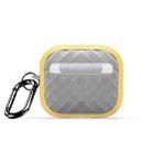 For AirPods 3 DUX DUCIS PECC Series Earbuds Box Protective Case(Yellow Grey) - 1