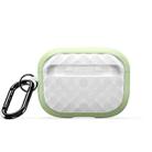 For AirPods Pro DUX DUCIS PECC Series Earbuds Box Protective Case(Green White) - 1