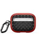 For AirPods Pro DUX DUCIS PECC Series Earbuds Box Protective Case(Red Black) - 1