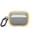 For AirPods Pro DUX DUCIS PECC Series Earbuds Box Protective Case(Yellow Grey) - 1