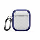 For AirPods 2 / 1 DUX DUCIS PECC Series Earbuds Box Protective Case(Blue White) - 1