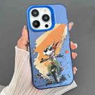 For iPhone 15 Pro Max Dual-sided IMD Animal Graffiti TPU + PC Phone Case(Electromobile Dog) - 1