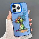 For iPhone 11 Pro Max Dual-sided IMD Animal Graffiti TPU + PC Phone Case(Fallen Dog) - 1