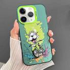 For iPhone 11 Pro Dual-sided IMD Animal Graffiti TPU + PC Phone Case(Motorcycle Dog) - 1